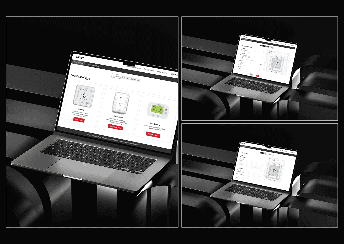 Focus pro device mockup with all segements turned on.